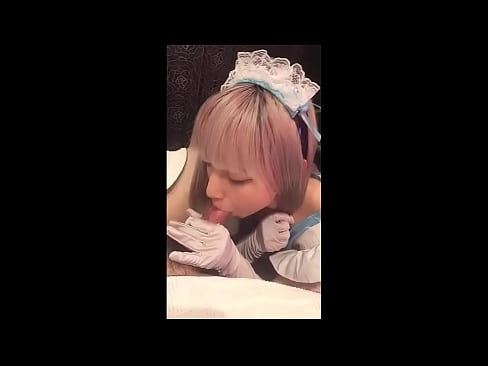 ❤️ Japonų dievaitis [mayuka], prancūzės tarnaitės kostiumas, 1 dalis, blowjob ir masturbacija su losjonu ️❌ Super seksas prie mūsų ❌❤