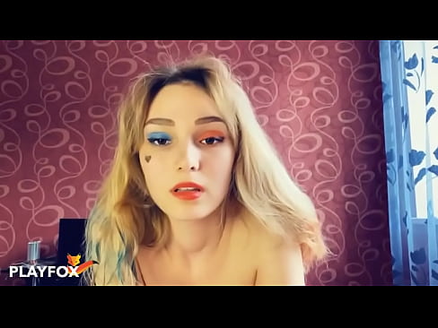 ❤️ Magiški virtualios realybės akiniai suteikė man sekso su Harley Quinn ️❌ Super seksas prie mūsų ❌❤